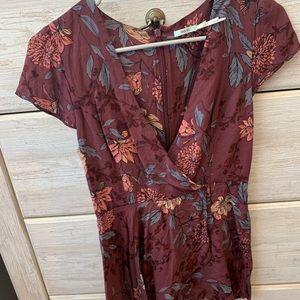 Floral urban outfitters romper